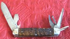 KEEN KUTTER 4 bl SCOUT KNIFE w/SABRE Blade Pattern # 6559 KEEN KUTTER 4 bl SCOUT KNIFE w/SABRE Blade Pattern # 6559
