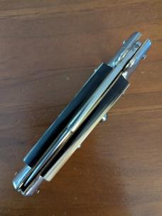 18CM-7 INCH PICKLOCK MADE IN MANIAGO ITALY BAYONET STILETTO IN UNUSUALLY COLORFUL BRAZILIAN HORN 18CM-7 INCH PICKLOCK MADE IN MANIAGO ITALY BAYONET STILETTO IN UNUSUALLY COLORFUL BRAZILIAN HORN