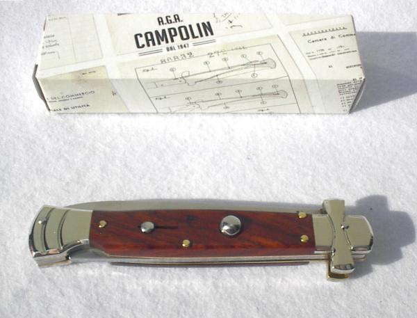 NEW A.G.A. CAMPOLIN 9" MALTESE EXOTIC COCOBOLO WOOD MODIFIED BAYONET BLADE NICKEL SILVER BOLSTERS NEW A.G.A. CAMPOLIN 9" MALTESE EXOTIC COCOBOLO WOOD MODIFIED BAYONET BLADE NICKEL SILVER BOLSTERS