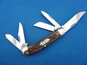 Case Classic 65039 Bone Handle Factory Sample Sowbelly Knife 1 of 5