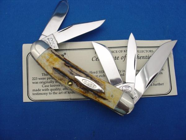 Case Classic 55039 Stag Handle Sowbelly Knife 1 of 252 Case Classic 55039 Stag Handle Sowbelly Knife 1 of 252