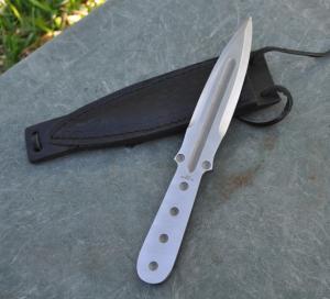 Boker Magnum Dagger 440 Stainless 8 7/8" 3/18" Stock Near Mint With Scant Tip Use Original Sheath