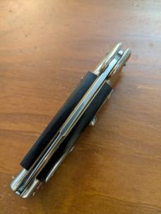 18CM-7 INCH PICKLOCK MADE IN MANIAGO ITALY BAYONET STILETTO IN BRAZILIAN HORN 18CM-7 INCH PICKLOCK MADE IN MANIAGO ITALY BAYONET STILETTO IN BRAZILIAN HORN