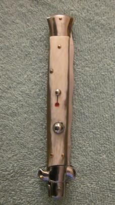 11" Renzo Beltrame Kriss Brazilian horn stiletto 11" Renzo Beltrame Kriss Brazilian horn stiletto