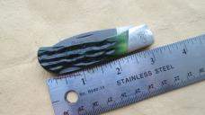 VTG REMINGTON USA R-53 Green Jigged Bone Lockback Knife VTG REMINGTON USA R-53 Green Jigged Bone Lockback Knife