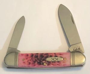 New Without Box Case Raspberry Bone Canoe