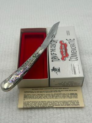 Winchester Vintage Abalone Turn Of Century Cartridge Series Limited Edition Lockback