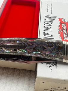 Winchester Vintage Abalone Turn Of Century Cartridge Series Limited Edition Lockback Winchester Vintage Abalone Turn Of Century Cartridge Series Limited Edition Lockback