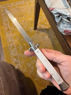 SALE!!! Older 11” Frank B in White Pearlex SALE!!! Older 11” Frank B in White Pearlex