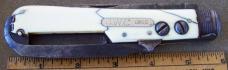 Antique & large Sheffield "RANDOLPH KNIFE" Horseman's Knife J. GIBBINS & SONS Ivory handles Antique & large Sheffield "RANDOLPH KNIFE" Horseman's Knife J. GIBBINS & SONS Ivory handles