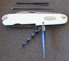 Antique B.B. WELLS STRAND (LONDON) 6 bl. Pocket Knife ivory handles 4 3/8 closed Sheffield Antique B.B. WELLS STRAND (LONDON) 6 bl. Pocket Knife ivory handles 4 3/8 closed Sheffield