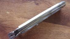 13-1/4 OA Italian Transition stiletto in pearl 13-1/4 OA Italian Transition stiletto in pearl
