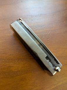 VINTAGE CIGARETTE LIGHTER PLUNGLOCK SWITCHBLADE DAGGER BLADE VINTAGE CIGARETTE LIGHTER PLUNGLOCK SWITCHBLADE DAGGER BLADE