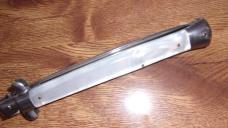 13-1/4 OA Italian Transition stiletto in pearl 13-1/4 OA Italian Transition stiletto in pearl