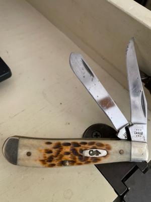 Case 6207 SS mini trapper amber bone 2024 edc