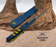 Microtech Ultratech ZBP D/E Fallout Signature Series 1122-10FOS Microtech Ultratech ZBP D/E Fallout Signature Series 1122-10FOS
