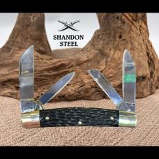 BOKER Treebrand Congress Black Jigged Bone 4 Blade Classic Pocket Knife (74) BOKER Treebrand Congress Black Jigged Bone 4 Blade Classic Pocket Knife (74)