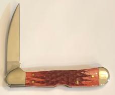 New In Original Box 2002 Cranberry Silver Script Large Copperlock with Wharncliffe Blade New In Original Box 2002 Cranberry Silver Script Large Copperlock with Wharncliffe Blade