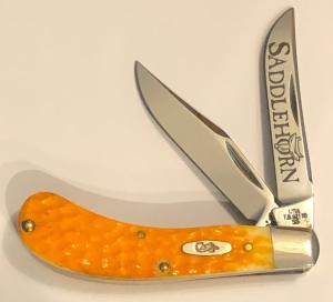 New In Original Box 2004 Persimmon Bone Saddlehorn 