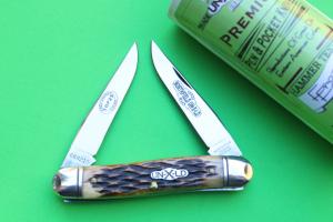 GEC Northfield 668210 "Muskrat" Antique Amber Jigged Bone #22