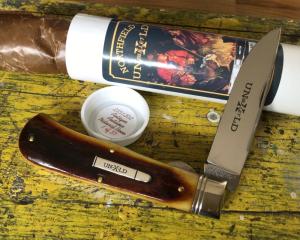 Great Eastern Cutlery Northfield 235120L Liner Lock UN-X-LD Bullet Antique Autumn Bone 1 of 37 SFA!