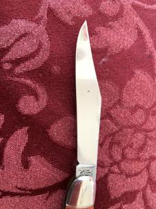 Hammer Brand Candy Stripe toothpick switchblade. Hammer Brand Candy Stripe toothpick switchblade.