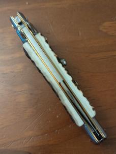 FRANK BELTRAME 23CM 9" BAYONET STILETTO W/FAT STAG HORN 4MM KICK SPRING.. NEW AND SNAPPY!! FRANK BELTRAME 23CM 9" BAYONET STILETTO W/FAT STAG HORN 4MM KICK SPRING.. NEW AND SNAPPY!!