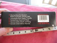 VTG NOS NIB NEW SCHRADE USA PH2 Fixed Blade Knife & Sheath Original Box VTG NOS NIB NEW SCHRADE USA PH2 Fixed Blade Knife & Sheath Original Box