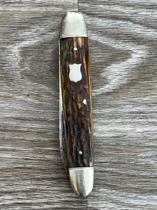 Sheffield pre-WW1 split backspring whittler Sheffield pre-WW1 split backspring whittler