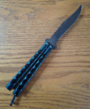 1980's Japan Balisong Black Nice!