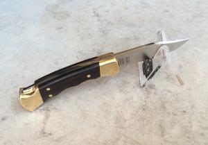Buck Custom 112-FG Ranger Folding Knife Ebony Scales MagnaCut Blade - NEW
