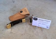 Buck Custom 112-FG Ranger Folding Knife Ebony Scales MagnaCut Blade - NEW Buck Custom 112-FG Ranger Folding Knife Ebony Scales MagnaCut Blade - NEW