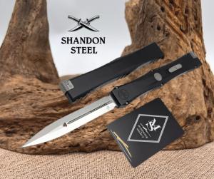 Microtech Marfione Select Nemesis IV Black Handle w/ Stonewash D/E M390MK 1152-10MS1