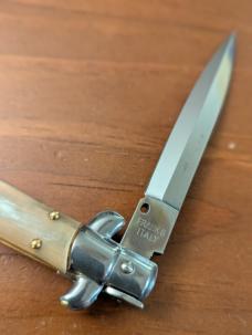 FRANK BELTRAME 23CM 9" DAGGER STILETTO FRENCH TIP COW HORN...NEW AND SNAPPY! FRANK BELTRAME 23CM 9" DAGGER STILETTO FRENCH TIP COW HORN...NEW AND SNAPPY!