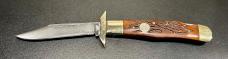 Vintage "Milennium Series" Manual Swing-Guard Stiletto, Wormgroove Bone Scales Vintage "Milennium Series" Manual Swing-Guard Stiletto, Wormgroove Bone Scales