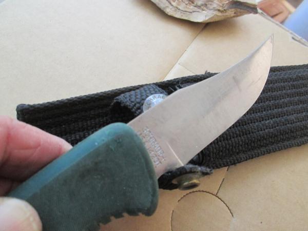VTG SCHRADE USA 142 OT Old Timer Fixed Blade Knife & Original Sheath VTG SCHRADE USA 142 OT Old Timer Fixed Blade Knife & Original Sheath