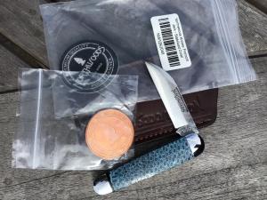 Northwoods / Great Eastern Cutlery Fremont Jack Stabilized Coral Gorgeous!