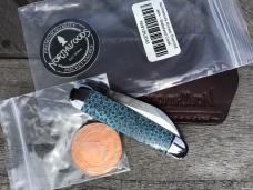 Northwoods / Great Eastern Cutlery Fremont Jack Stabilized Coral Gorgeous!
