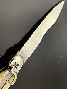 Rare HUBERTUS “Parakeet”Mammoth Ivory Handles Kris Sword Shape Blade “L Shape Lever” FAST 3-1/2 MINT Rare HUBERTUS “Parakeet”Mammoth Ivory Handles Kris Sword Shape Blade “L Shape Lever” FAST 3-1/2 MINT
