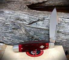 RoseCraft Blades Barren Fork Jack Red Hand Jigged Bone RCT031-RJB - 2.9" 14C28N Clip Point RoseCraft Blades Barren Fork Jack Red Hand Jigged Bone RCT031-RJB - 2.9" 14C28N Clip Point