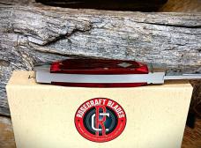 RoseCraft Blades Barren Fork Jack Red Hand Jigged Bone RCT031-RJB - 2.9" 14C28N Clip Point RoseCraft Blades Barren Fork Jack Red Hand Jigged Bone RCT031-RJB - 2.9" 14C28N Clip Point