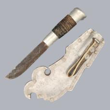 Vintage 1940s Finnish WWII Puhdetyö Puukko Knife Military Trench Art #8700 Vintage 1940s Finnish WWII Puhdetyö Puukko Knife Military Trench Art #8700