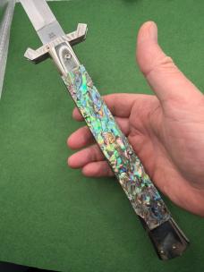 18” Renzo Pascotto Abalone Swing Guard 18” Renzo Pascotto Abalone Swing Guard