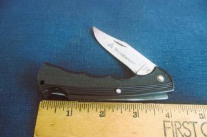 BUCK / BUCKLITE PRE-OWNED USA #422+ LOCKBACK WEYERHAEUSER 4-1/4" 