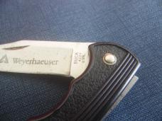BUCK / BUCKLITE PRE-OWNED USA #422+ LOCKBACK WEYERHAEUSER 4-1/4" BUCK / BUCKLITE PRE-OWNED USA #422+ LOCKBACK WEYERHAEUSER 4-1/4"