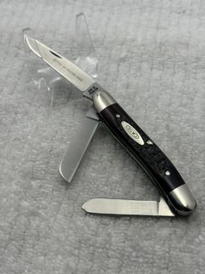 Case XX USA 1973 7 Dot 6318 HP SSP 3 Blade Stockman Tested XX Razor Edge (135)