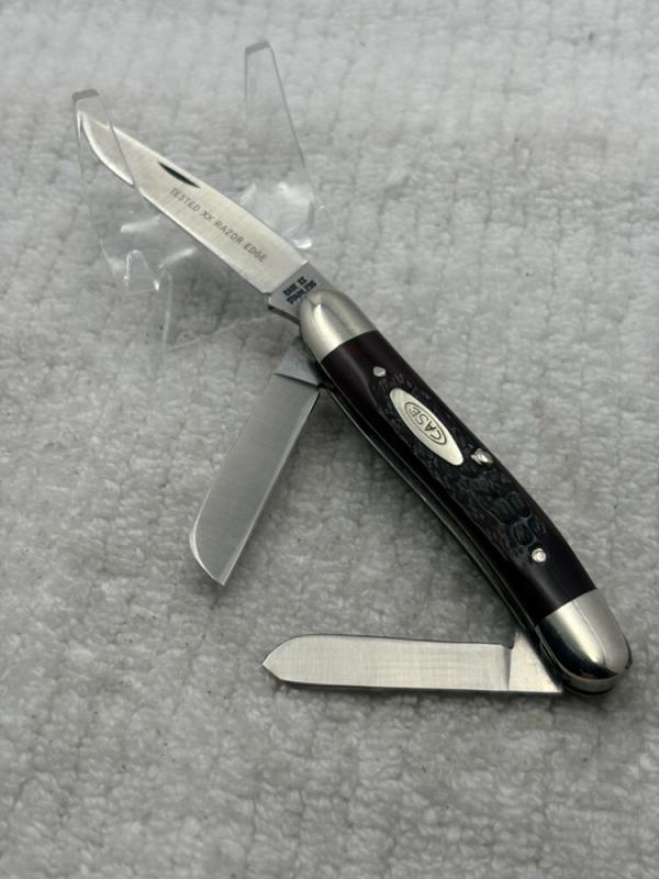 Case XX USA 1973 7 Dot 6318 HP SSP 3 Blade Stockman Tested XX Razor Edge (135) Case XX USA 1973 7 Dot 6318 HP SSP 3 Blade Stockman Tested XX Razor Edge (135)