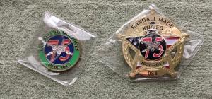 Randall Knives LE 75th Anniversary Badge And Challange Coin 2013 Mint