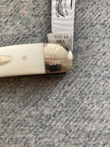 Vintage 1976 CASE XX 4380, NKCA, White Composition Handles, Whittler Pocket Knife Vintage 1976 CASE XX 4380, NKCA, White Composition Handles, Whittler Pocket Knife