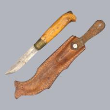 Vintage 1960s Finnish Ilves Puukko Knife by Janne Marttiini Finland #8731 Vintage 1960s Finnish Ilves Puukko Knife by Janne Marttiini Finland #8731
